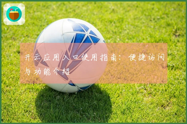 开云应用入口使用指南：便捷访问与功能介绍